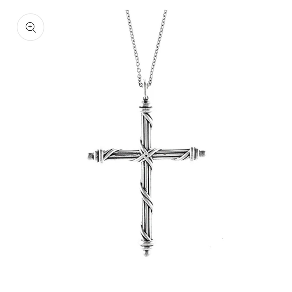 Peter Thomas Roth Silver Cross Necklace